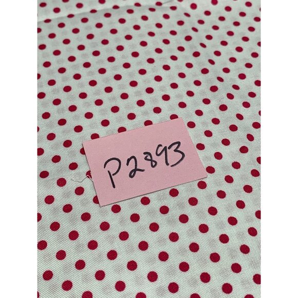 Pink Polka Dot Fabric by David Textiles Inc. 1/2 Yard 44" Wide Cotton Sewing - Picture 6 of 6